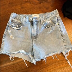 Frame Le Brigette Jean Shorts, Size 25